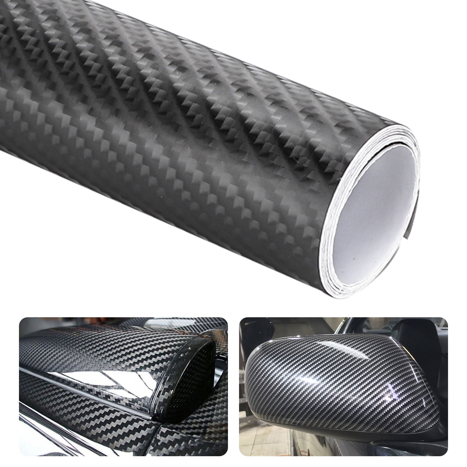 TSV Flexible 7D Carbon Fiber Vinyl Film Wrap Sticker for Cars