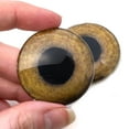 thumbnail image 2 of Light Brown Tropical Owl Bird Glass Eyes, 2 of 9
