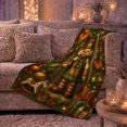 thumbnail image 6 of Nostalgic Christmas Elf Toy Workshop, Festive Holiday Scene, Warm Flannel Blanket for Living Room and Family Room, Art Lovers Christmas Gift, Festive Home Decor, 6 of 9