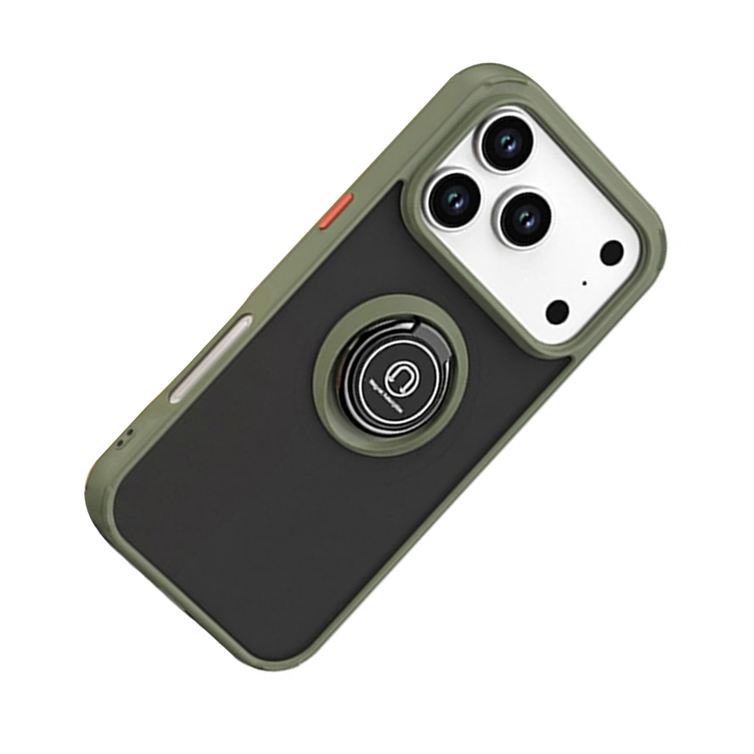 Matte Ring Case for iPhone 17 Pro Max - Army Green