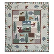 Patch Magic QTMTWH Mountain Whispers, Quilt Twin 65 x 85 inch