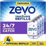 Zevo Flying Insect Trap Refill Cartridges - 10 Count