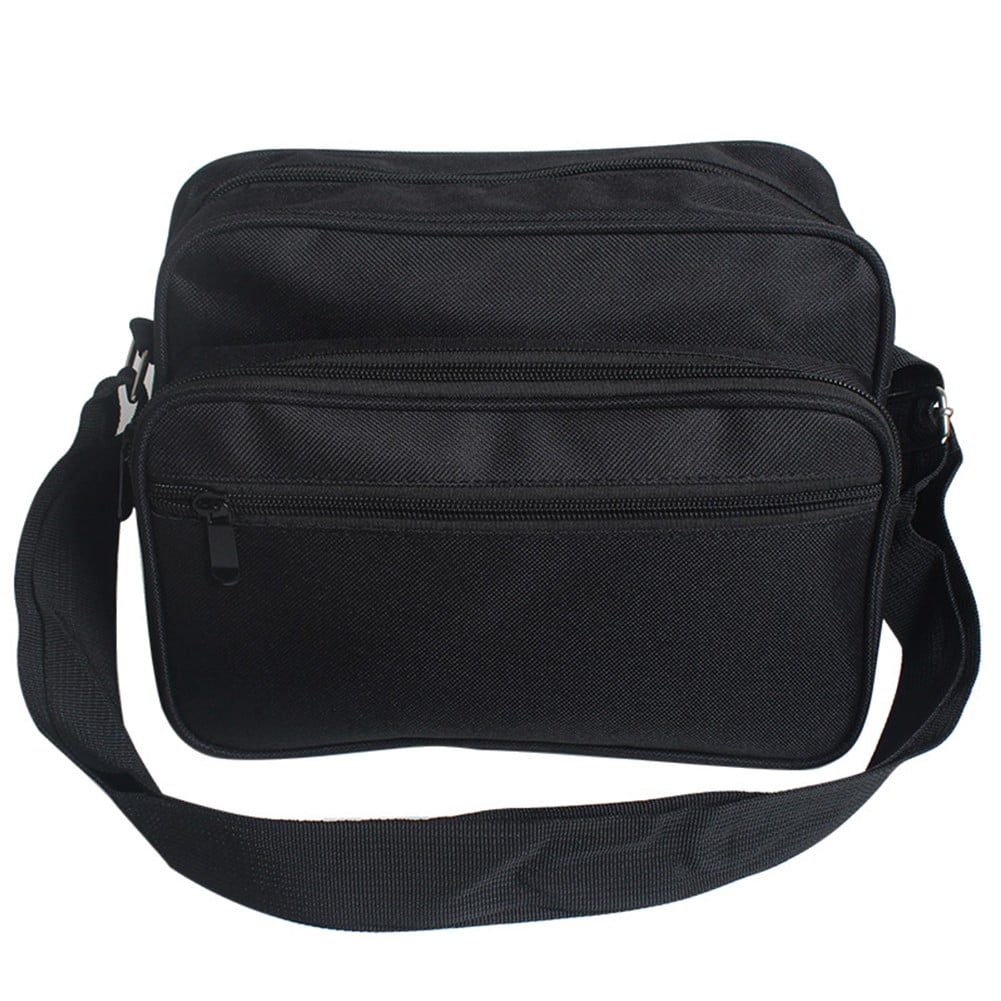 Oxford Canvas Chisel Tool Bag Multi-Functional Electrician Toolkit Shoulder Bag Black Smile Home