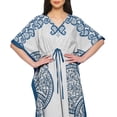 thumbnail image 4 of Moomaya Kaftan de Plage, Paréo de Bikini, Robe Longue Maxi Caftan pour Femmes, 4 of 6