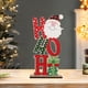 thumbnail image 4 of Accesorios de decoración navideña para el hogar, adornos coloridos de madera de Papá Noel, placas de madera, decoraciones de escritorio, 4 of 6