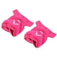 thumbnail image 3 of 2 guantes de arena con peso de medio dedo unisex de 2 libras para entrenamiento de boxeo y fitness (rosa), 3 of 9