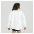 thumbnail image 2 of Women's Gameday Couture  White Tampa Bay Buccaneers Oversized Hard Earned Premium Fleece Pullover Sweatshirt, 2 of 4