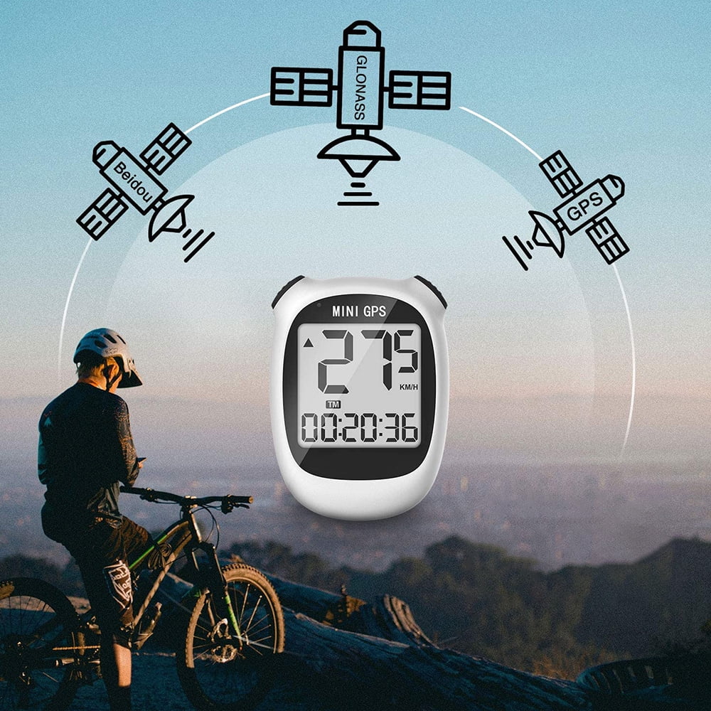 M3 Mini GPS Bike Computer Wireless Bike Odometer and Speedometer Bicycle Computer IPX5 Waterproof Cycling Computer with LCD Display for Outdoor Men Women Teens Bikers Walmart