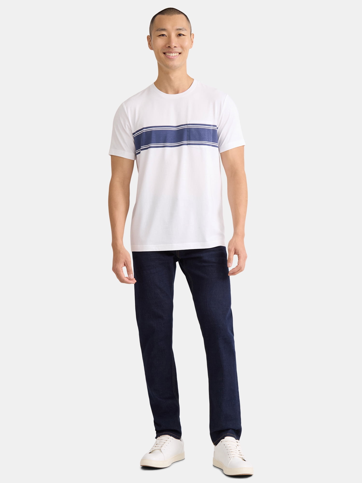 George Men's Fashion Crewneck Tee with Short Sleeves, Sizes XS-3XL