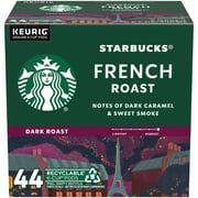 Starbucks French Roast, Dark Roast K-Cup Coffee Pods, 44 Count K Cups