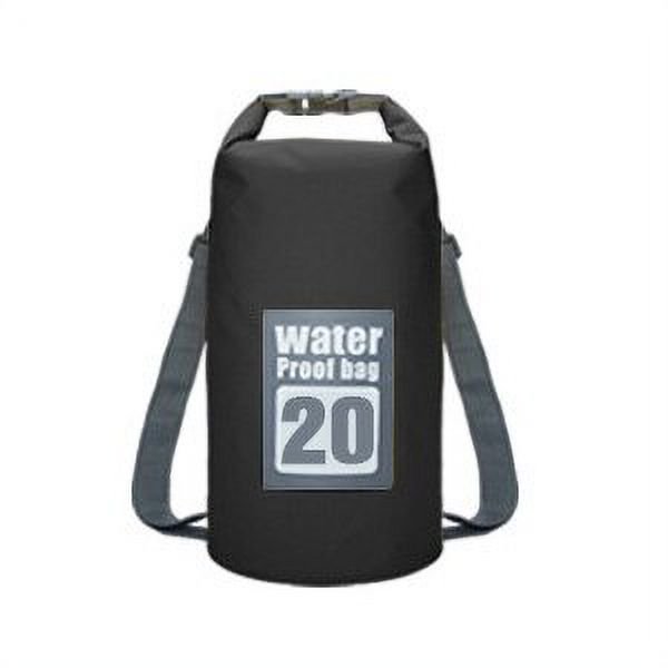 Bolsa seca impermeable de PVC para deportes al aire libre, Kit de almacenamiento para canoa, Kayak, Rafting, natación, mochila, 5L/10L/15L/20L Fivean unisex