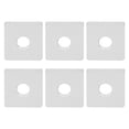 thumbnail image 4 of 10Pcs Carré Plaque de Roulement Rondelle Argent Alliage d'Aluminium Couvercle Attaches Accessoires3030 Simple Trou, 4 of 14