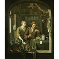thumbnail image 3 of Frans Van Mieris The Younger 15x17 Black Modern Framed Museum Art Print Titled - The Pharmacist (1714), 3 of 5