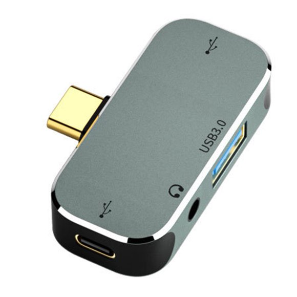 Extensor USB Tipo C para PC con Conector de 3,55 mm PD100W USB3.0/USB2.0/USB3.1 Compatible con para YX04 X2