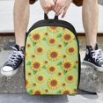 thumbnail image 6 of Salouo Sunflower Leaves Print Travel Laptop Backpack,17Inch Casual Bag with Side Pockets for Men & Women Stylish Daypack for Weekender/Business/Hiking-One Size, 6 of 6