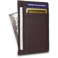 thumbnail image 4 of Credit Card Holder Genuine Leather Slim & Thin Pocket Wallet Minimalist Wallet Money Clip RFID Blocking, 4 of 7