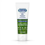 Benadryl Itch Stopping Topical Analgesic Cooling Relief Outdoor Gel 3.5 oz