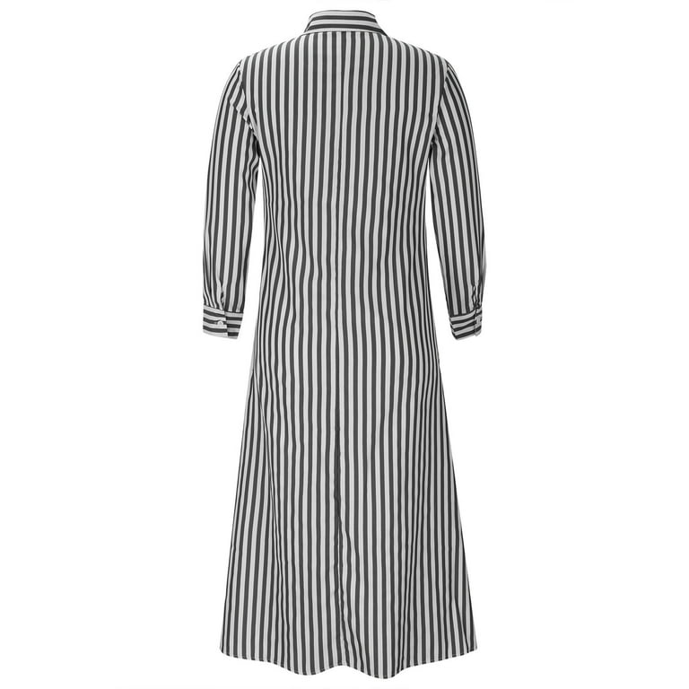 knee length dresses for ladies Black Brighter Days Linen Maxi Dress