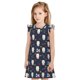 thumbnail image 1 of Fotbe Llamas 1 Vestido de Dormir para Niñas de 3 a 10 Años, Mangas Cortas, Estilo Princesa, Pijama Camisón con Mangas Voladas-Small, 1 of 6