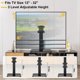 thumbnail image 4 of Soporte de Mesa para TV WKWKER WK101 Universal 13 a 32 Pulgadas Giratorio VESA 100x100, 4 of 5