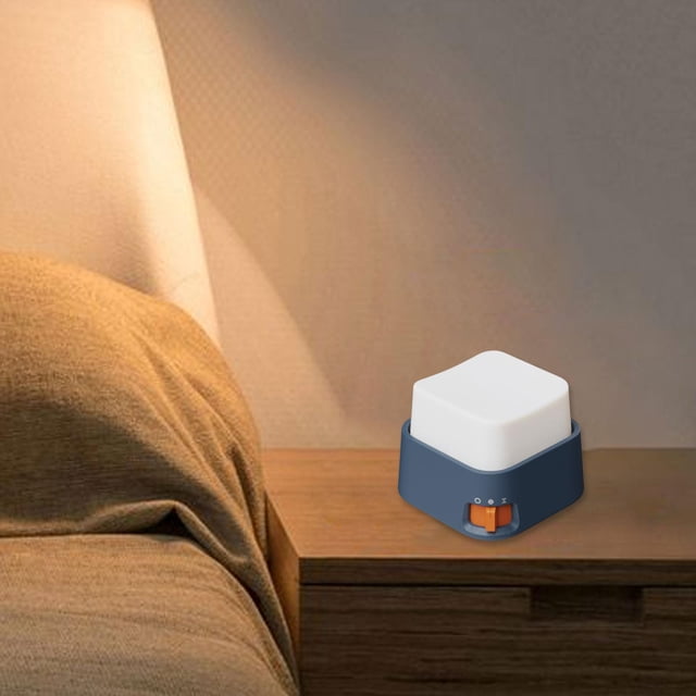 Lámpara de noche con forma de llave, lámpara de mesita de noche, regalo de cumpleaños, luz ajustable, de mesa para gabinete, sala de estar interior, Azul