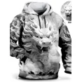 thumbnail image 3 of 2024 Nuevas sudaderas con capucha de moda para hombre, jersey con estampado de tigre en 3D, tendencia callejera, hip hop, ropa de otoño de manga larga de gran tamaño para hombre, 3 of 5