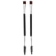 thumbnail image 1 of Juego de brochas de maquillaje de doble punta, 2 uds., brocha para cejas, brocha para cejas roscada, brocha para difuminar con mango de madera, herramienta para brocha de maquillaje, 1 of 7
