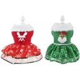 thumbnail image 2 of Vestido Navidad para Ropa Térmica Cachorros Traje Gato Perro (XL) Verde, 2 of 7