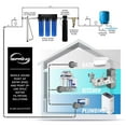 thumbnail image 4 of iSpring WGB32B-PB 3-Stage Whole House Water Filtration System w/ 20-Inch Sediment, Carbon Block, and Iron & Lead Reducing Filter, 4 of 5