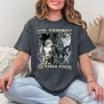 thumbnail image 3 of Hide Your Wife The Alpha Is Here Cringe Werewolf Men’s And Women’s Graphic Tee 100% Cotton by TBun, Full Sizes S-5XL, 3 of 5