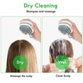 thumbnail image 4 of 6 piezas de masajeador de cuero cabelludo y cepillo para champú para limpieza profunda, crecimiento del cabello, ducha y mascotas., 4 of 5