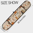 thumbnail image 3 of Yayeee Double Oven Mitt Kitchen Heat Resistant Baking 35" x7" Quilted Glove, Fall Book Shelf, 3 of 6