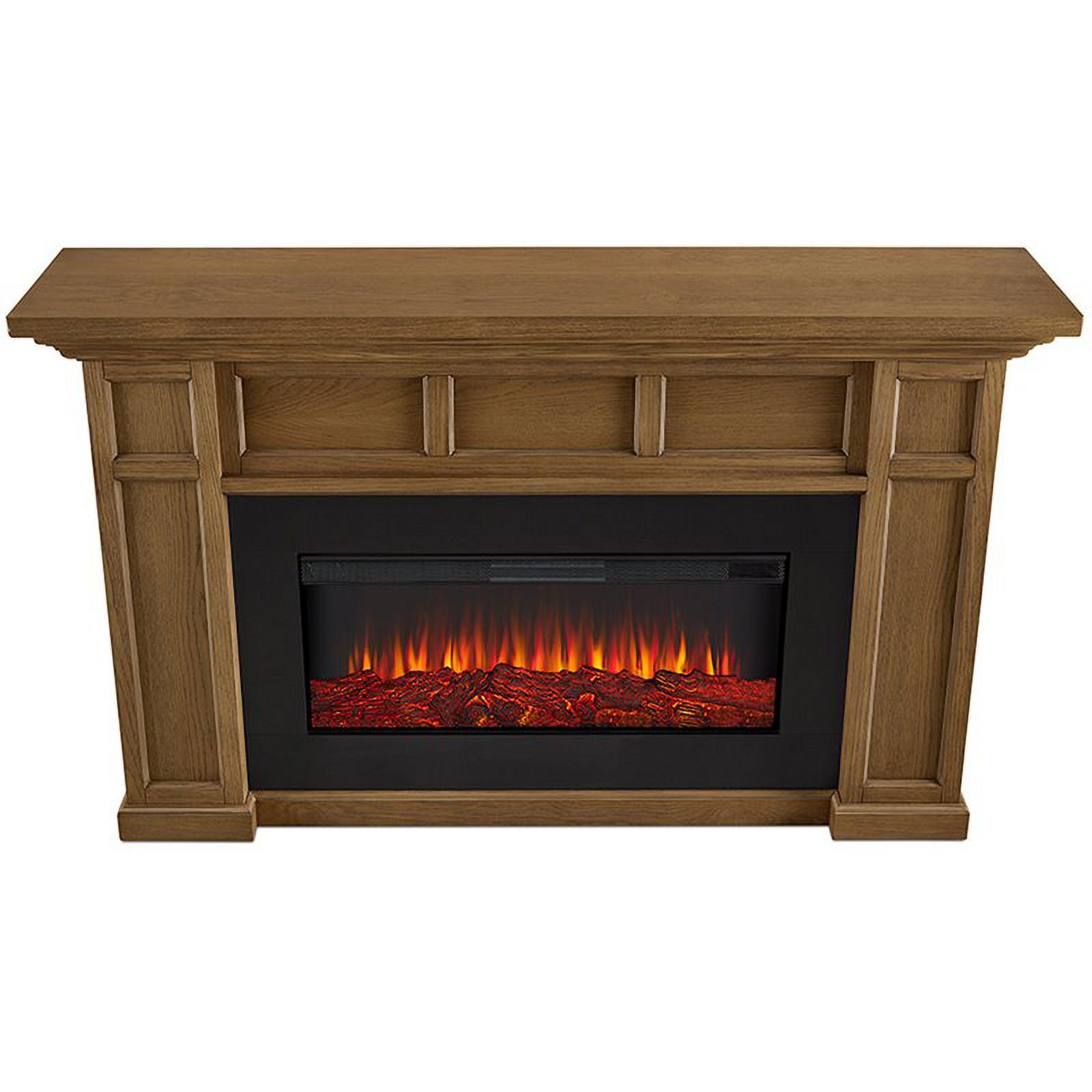 Real Flame 74.75’’ x 45.75’’ Free Standing 5000 BTU Electric Indoor Fireplace