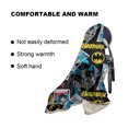 Batman Kids Blanket Hooded Blanket, Wearable Teens Sherpa Hooded