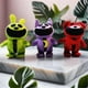 thumbnail image 4 of Smiling Critters Plush, Catnap Plush Dogday Plush, Cute Smiling Critters Catnap Christmas Doll Elec, 4 of 5