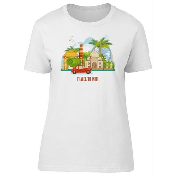 Travel To India, Inspiration T-Shirt Women -Image by Shutterstock, Female Small