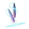 thumbnail image 4 of Glowing  Rope, Streamlined Design Luminous Skipping Rope Cool  for Fitness Sky Blue  Size, 4 of 8