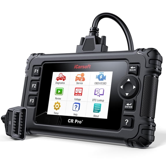iCarsoft CR Pro  2025 All System Diagnostic Bidirectional Scan Tool for Cars, Full OBD2 Scanner with CAN FD, 49 Reset Services-Oil/ETC/EPB/BMS/SAS/SRS/TPMS/BSC/DWR/INJ/BLD/SPS etc.Free Update C40
