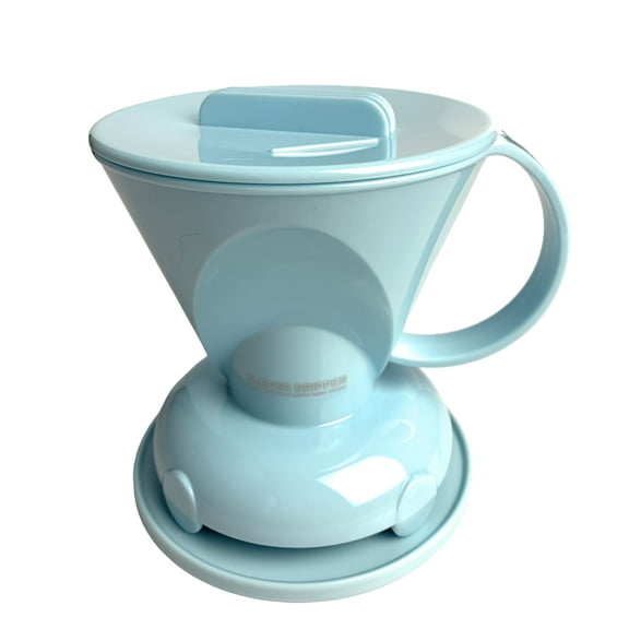 Clever Dripper Coffee Maker Macaron Blue Safe BPA Free Plastic Hassle-Free Ways Make Manual Pour Over Coffee & Cold Brew 10 fl oz