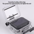 thumbnail image 4 of Waterproof Camera Housing, Professional Protective High Transparency Waterproof Camera Dive Case Prevents Reflection  for Action Camera Accessories, 4 of 7