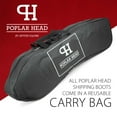thumbnail image 4 of Jeffers Equine Poplar Head Shipping Boots, Black, Cob Size – Set of 4 Travel Boots for Horse I Comfort and Protection, Secure Strap Closures, Ideal for Travel, Trailering, Equestrian Accessories, 4 of 5