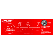 Colgate Optic White Stain Fighter Teeth Whitening Toothpaste, Clean Mint, 4.2 oz Tube