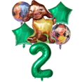 thumbnail image 3 of 6 piezas de globos de deseos con forma de oveja Asha, regalos de dibujos animados de Disney, globos de feliz cumpleaños, decoración con números, suministros para baby shower, regalos, 3 of 5