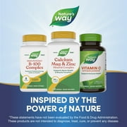 Natures Way Calcium Magnesium & Zinc Mineral Complex Capsules, Unisex, 250ct