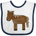 thumbnail image 3 of Inktastic Horse Boys or Girls Baby Bib, 3 of 4