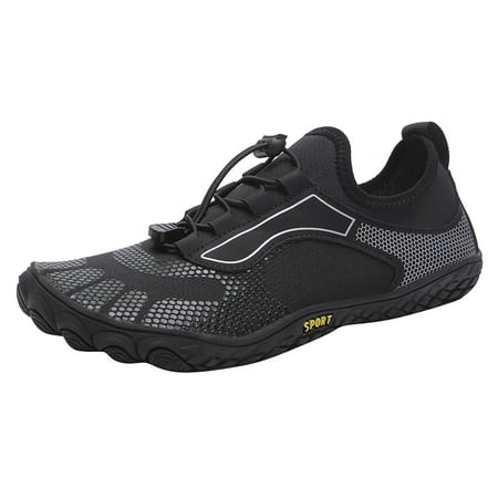 

On Clearance! KOKOI Casual Men s And Women s Walking Shoes Outdoor Wading Snorkeling Swimming Shoes Beach Leisure Water Shoes Breathable Sneakers Black/6.5