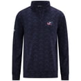 thumbnail image 2 of Men's Levelwear Navy Columbus Blue Jackets Chameleon Quarter-Zip Sweatshirt, 2 of 3