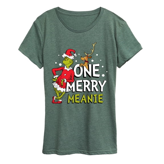 The Grinch - One Merry Meanie Women's Short Sleeve Graphic T-Shirt