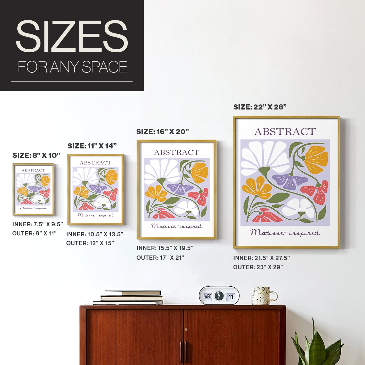 Matisse LX Framed Print - Solid Wood