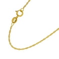thumbnail image 2 of JewelStop 14k Solid Yellow Gold 1.7 mm Singapore Chain Necklace, Spring Ring Clasp-20 Inches, 2.6gr., 2 of 6